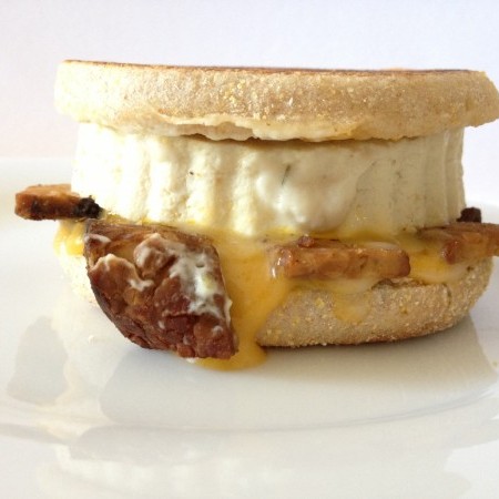 Classic Vegan Bacon Breakfast Sandwich